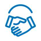 rigorous handshake icon